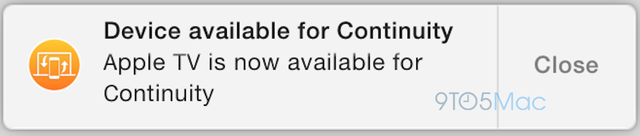 Apple TV จะได้รับอัพเดทของ iOS 8 ด้วย เริ่มจาก Handoff