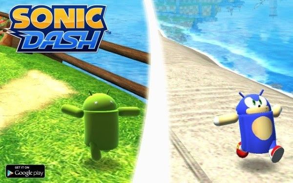 Sonic Dash อัพเดทใหม่ ให้เล่นเป็นเจ้าหุ่นกระป๋องแอนดรอยด์
