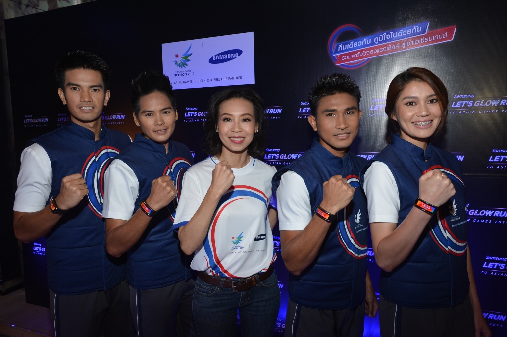 ซัมซุงเปิดตัวแคมเปญรับเอเชียนเกมส์ 2014 ยิ่งใหญ่ “ทีมเดียวกัน ภูมิใจไปด้วยกัน” ชวนชาวไทยส่งแรงเชียร์นักกีฬาไทยคว้าเหรียญทอง