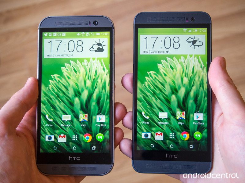 เปรียบความหล่อ One M8 และ E8 เหลี่ยมมุมของพี่น้องต่างฝาจาก HTC!!