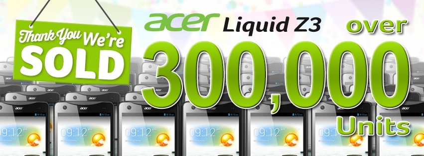 Acer ผงาดครองอันดับ 3 ยอดขายสมาร์ทโฟนไตรมาสแรกปีนี้ โดยขายไปเบ็ดเสร็จ 336,380 เครื่อง!!