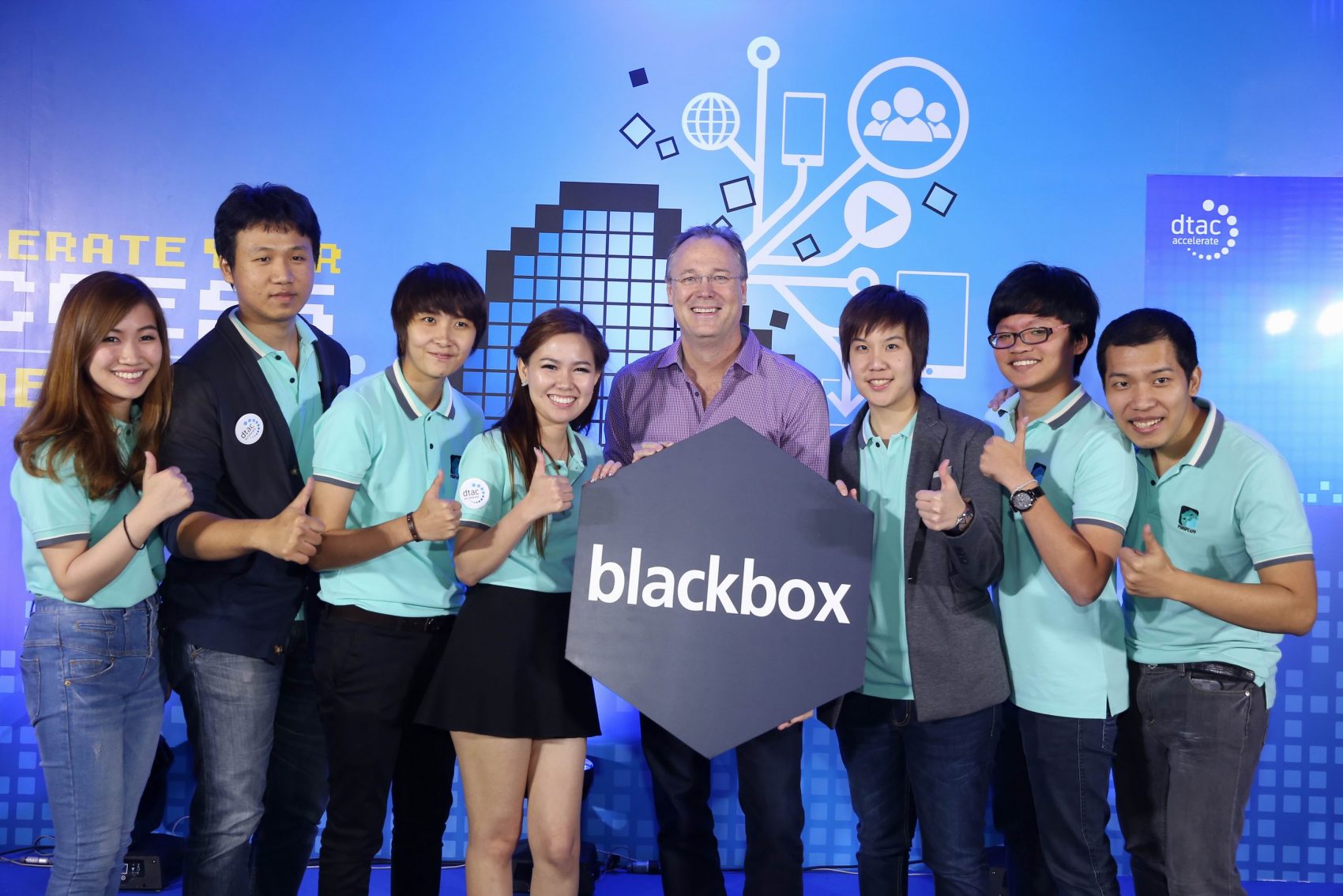 dtac Accelerate ประกาศผลทีม Piggipo ที่ได้ไปร่วมโครงการ Black Box และทีม Claim Di ได้รางวัล ดิจิทัล วินเนอร์ พร้อมสนับสนุนเงินทุนต่อเนื่องและช่วยทำตลาดสร้างธุรกิจให้สำเร็จทั้ง 5 ทีม
