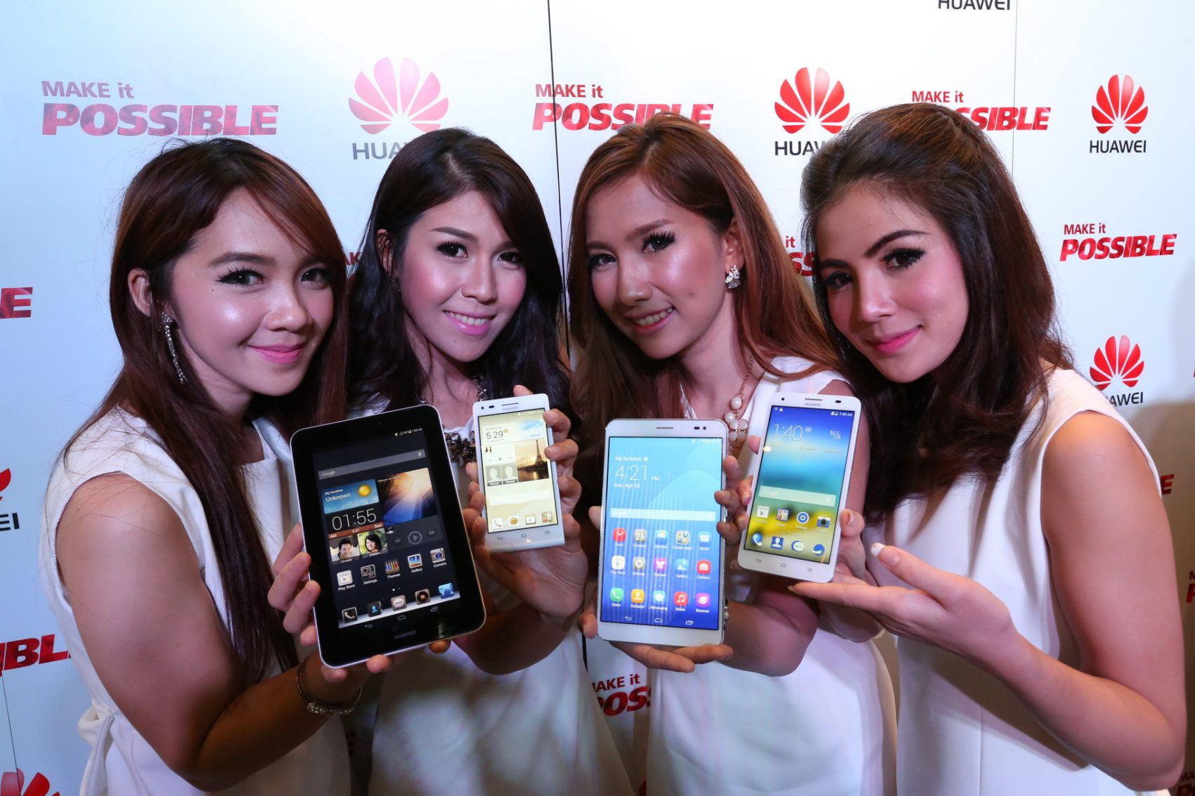 หัวเว่ยส่งสมาร์ทโฟนและแท็บเล็ต 4 รุ่นล่าสุด บุกตลาดไทย พร้อมขยายช่องทางการขาย