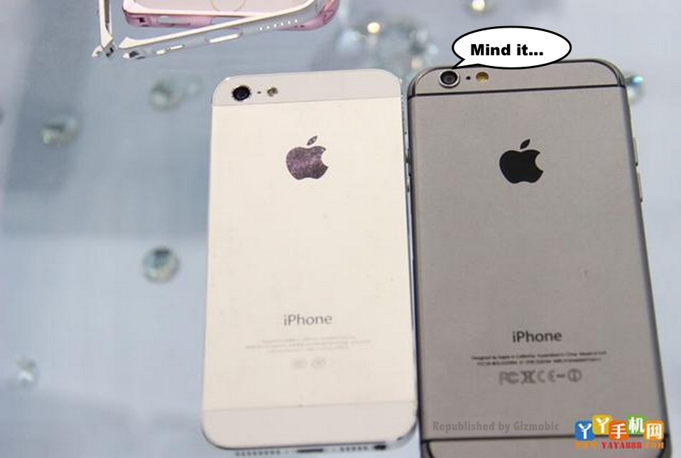 หลุดชุดใหญ่!!! ตัวเครื่อง iPhone 6 นำมาเทียบกับ iPhone 5 เอาให้เห็นความต่างกันไปเลย