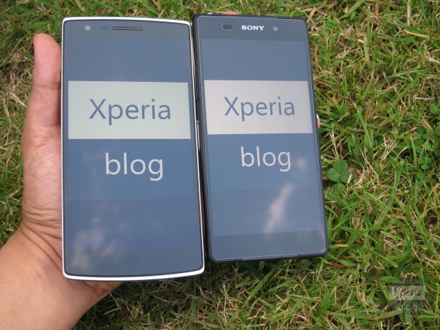 ไหล่ต่อไหล่ เปรียบเทียบความหล่อของ OnePlus One กับ XPERIA Z2!!