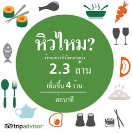 ทริปแอดไวเซอร์ เผยร้านอาหารยอดนิยมทั่วเอเชีย