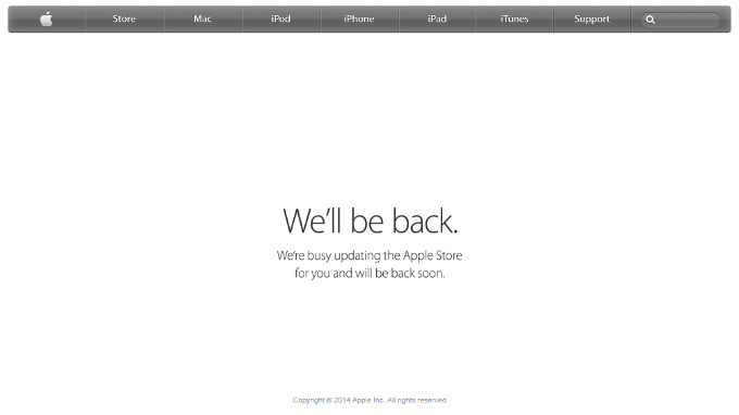 Apple Store ปิดอัพเดท!!! น่าจะเดากันออกนะว่าอัพเดทอะไร >3<