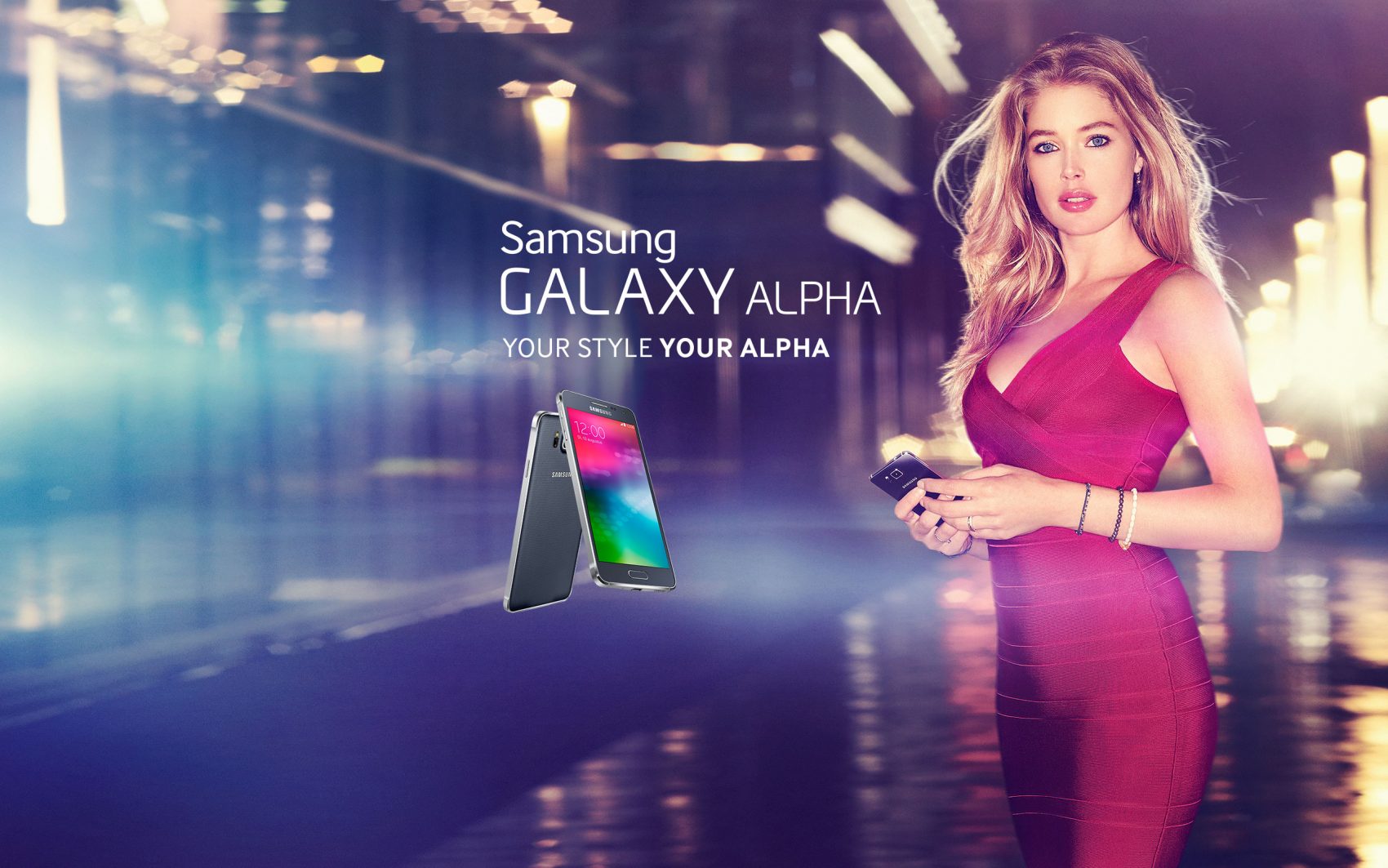 Samsung ดึงตัวนางแบบแถวหน้าของยุโรปร่วมโปรโมต Galaxy Alpha