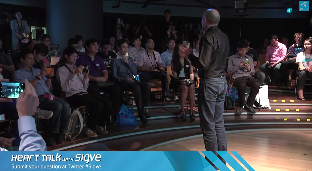Heart Talk With Sigve : พูดจริง ทำจริง ภายในสิ้นเดือนมีนาคม 2558 ต้องขึ้นเป็นที่ 1 ในด้านอินเตอร์เน็ท