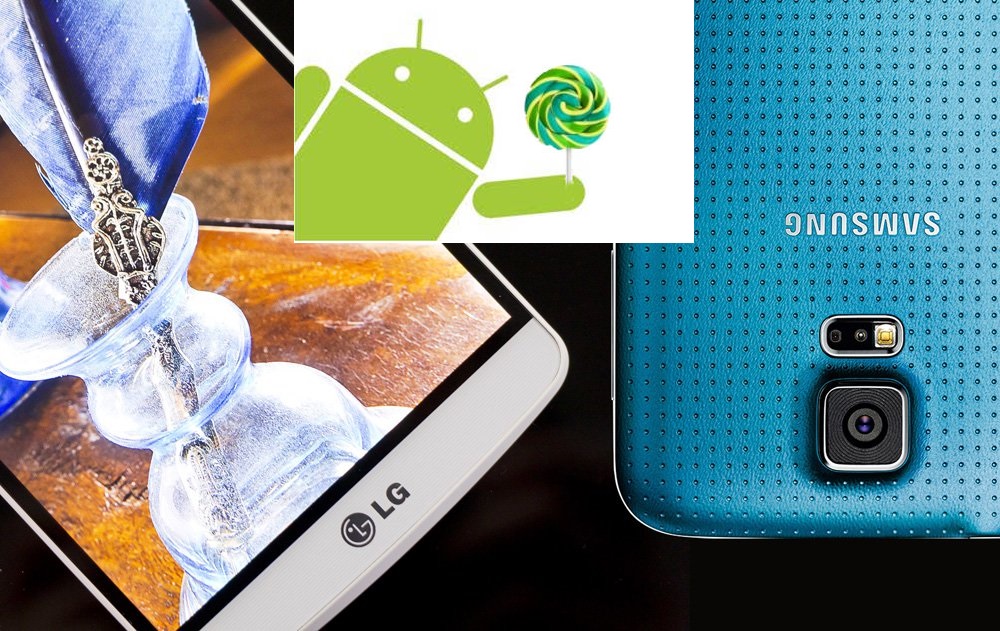 ล้างคอรอ Galaxy S5 ควงคู่ G3 รออัพเดท Lollipop เดือนสิบสอง