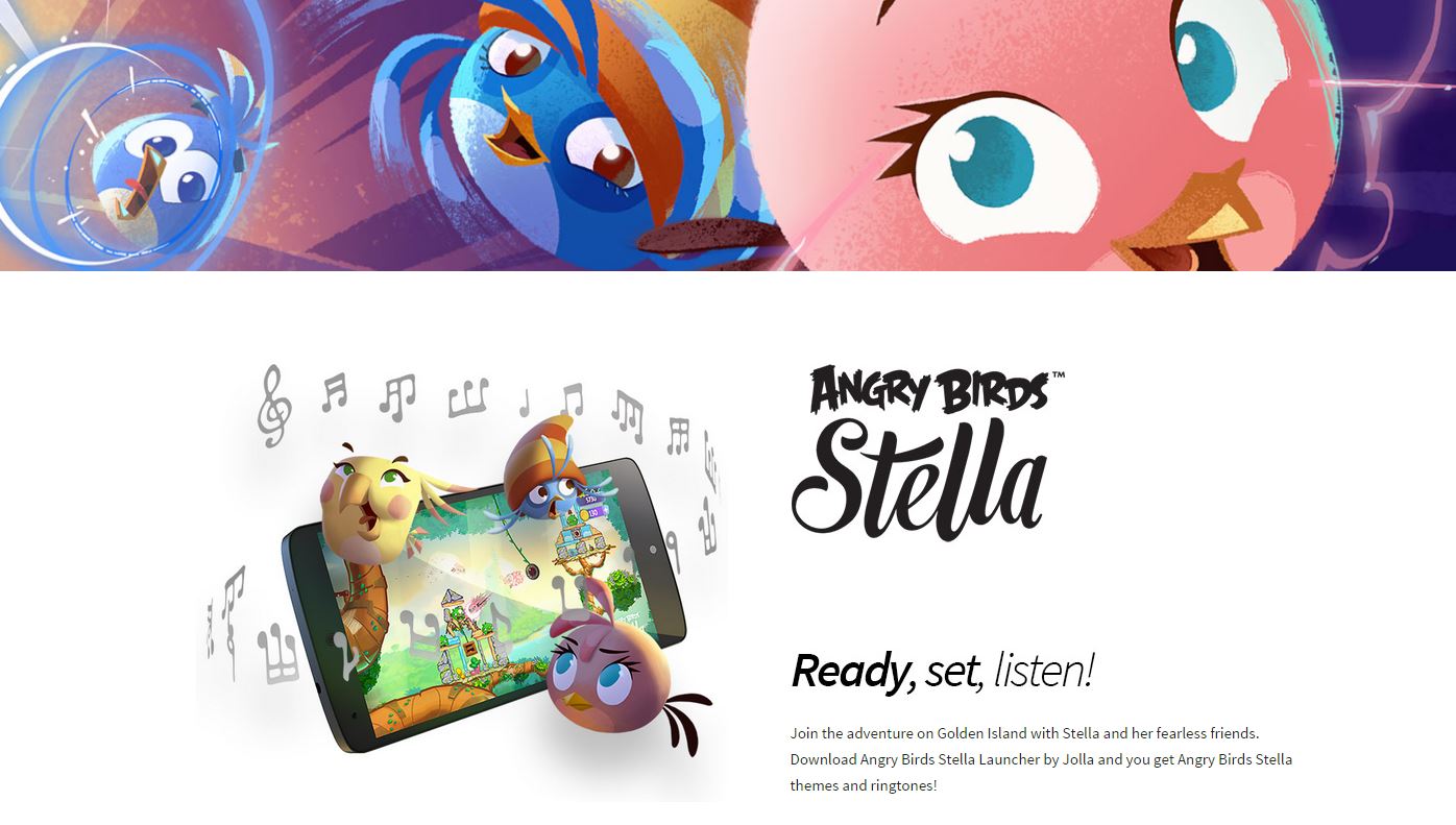 Jolla และ Rovio ประกาศตัวพันธมิตรร่วมโปรโมต Angry Birds Launcher
