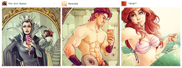 มาดูกันครับ ว่าถ้าตัวละครใน Disney เล่น Instagram อะไรจะเกิดขึ้น