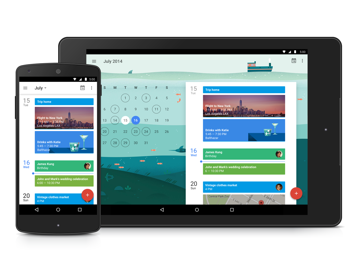 Google Calendar โฉมใหม่ สดใส ไฉไล กว่าเดิม เตรียมให้อัพเดทสัปดาห์หน้านี้