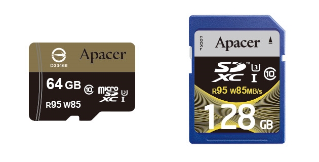 Apacer เปิดตัว UHS-I U3 Ultra High Speed Memory Card  อ่าน/เขียนได้เร็วถึง 95/85 MB/sec