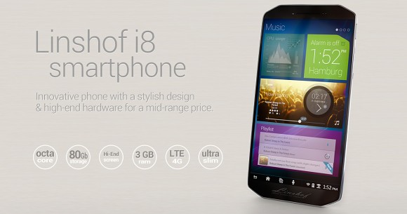 เปิดตัวผู้เล่นใหม่ Linshof พร้อมกับสมาร์ทโฟนตัวแรก i8 ที่มากับดีไซน์ที่ไม่เหมือนใคร