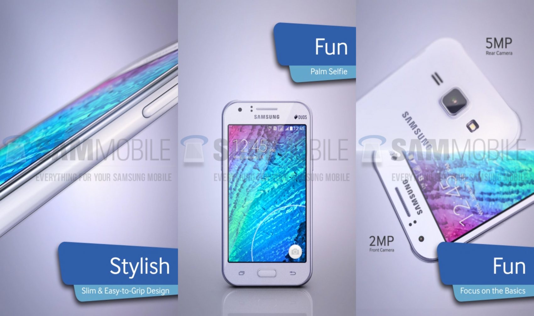 เผยโฉมให้เห็นกันจะจะ มือถือตัวถูก 64-bit Galaxy J1