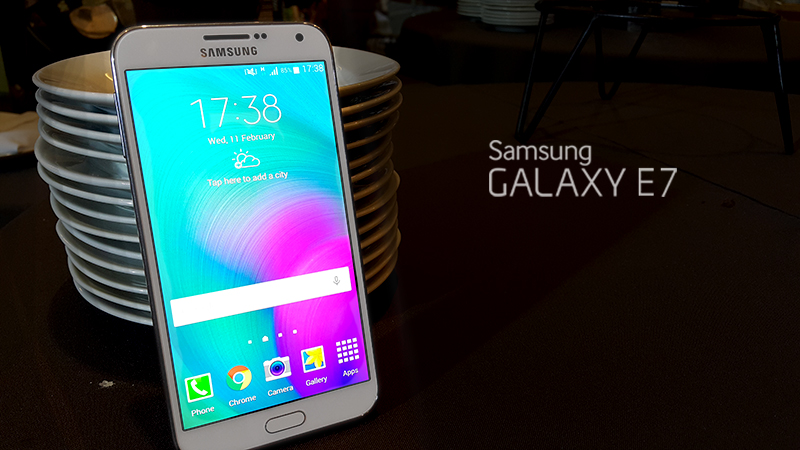 [Preview] Samsung Galaxy E7 บางๆ เก๋ๆ จอ sAMOLED 5.5″ กล้องเซลฟี่ 5 ล้านพิกเซล