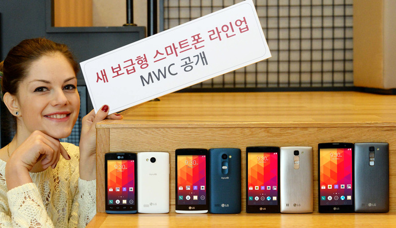 LG เผยโฉมสมาร์ทโฟนระดับกลาง 4 รุ่นใหม่ Magna, Spirit, Leon และ Joy พร้อมลุย MWC2015