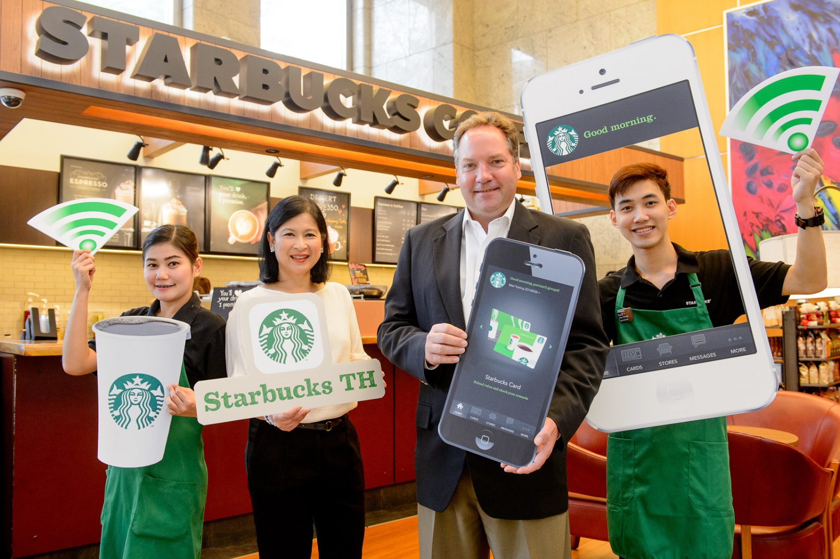 สตาร์บัคส์เปิดตัวโมบายล์ แอพพลิเคชั่น “Starbucks Thailand” ครั้งแรกในประเทศไทย