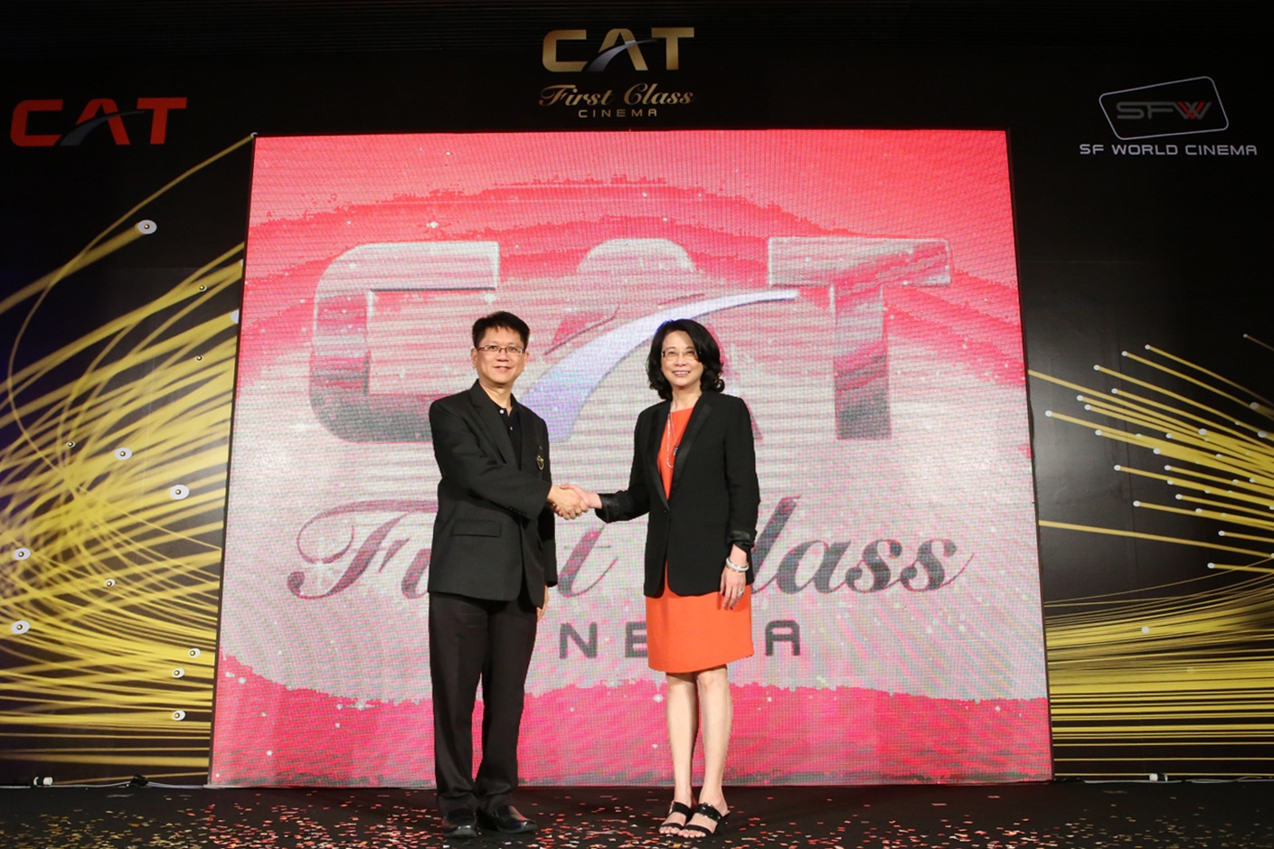 CAT ร่วมกับ SF ยกระดับอีกขั้นของความหรูหรา เปิดโรงภาพยนตร์ระดับเวิลด์คลาส “CAT First Class Cinema”