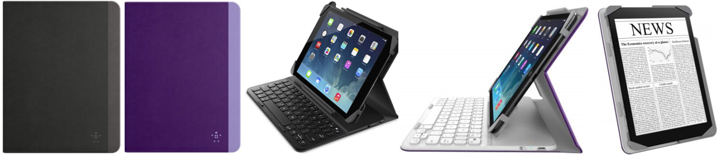 Slim Style Keyboard Case for iPad Air & iPad Air 2 (F5L174) สะดวกแชท แชร์ ในวันชิลล์ๆ กับคีย์บอร์ดเคสสองภาษา
