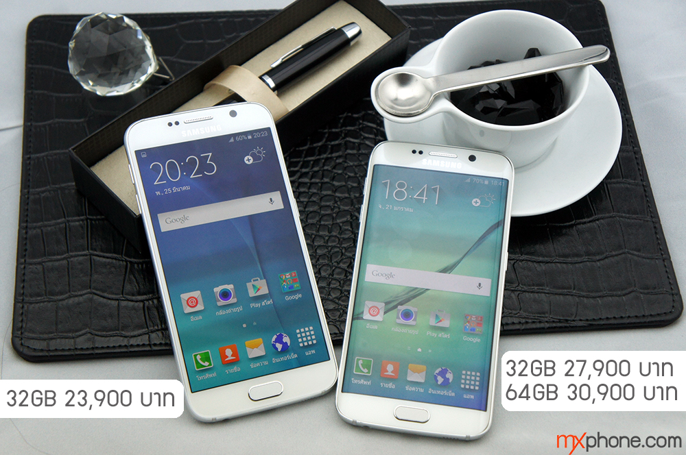 เผยราคา!! Samsung Galaxy S6 และ Galaxy S6 edge เริ่มต้น 23,900 บาท / 27,900 บาท