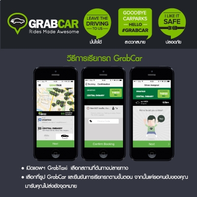 GrabTaxi เปิดตัวบริการใหม่ “GrabCar” รถระดับพรีเมี่ยม เผยหยุดพัฒนา Apps บน Windows Phone แล้ว