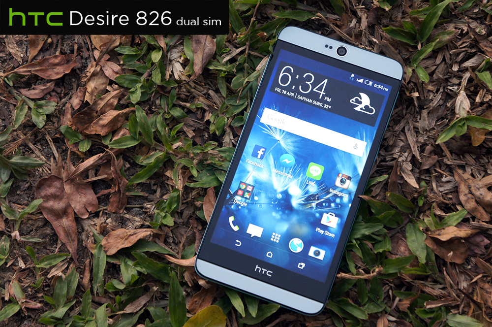[Review] HTC Desire 826 dual sim กล้องหน้า 13MP ชัดเต็มจอ ลำโพง BoomSound พร้อม 4G สองซิม