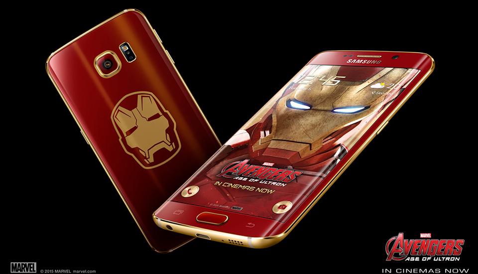 มาแล้วจ้า เผยโฉม Galaxy S6 Edge Iron Man คุมโทนแดงทองเด่นสะดุดตา