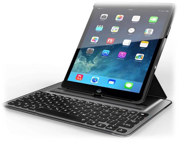 Ultimate Pro Keyboard Case for iPad Air 2 (F5L176) คีย์บอร์ดเคสดีไซน์เข้ม จัดเต็มสตรีม ยืดหยุ่นทุกรูปแบบใช้งาน