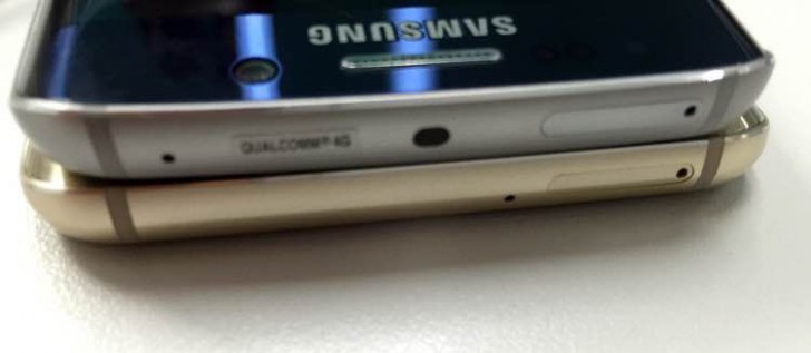 มาเรื่อยๆ ภาพตัวเครื่อง Galaxy S6 edge เปรียบเทียบไซส์กับ edge Plus อัพเกรดจอใหญ่