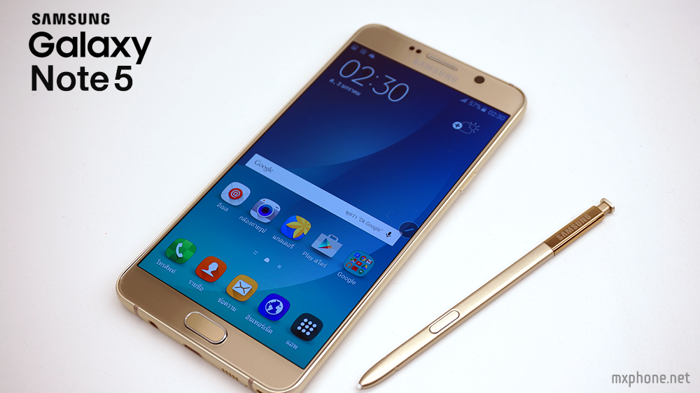 แกะกล่อง สัมผัสจริง Samsung Galaxy Note 5 หรูหราด้วย Slim Metal Design พร้อมปากกาที่อัจฉริยะขึ้น