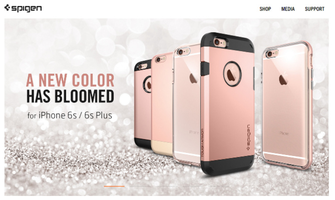 ร่วมด้วยช่วยย้ำ Spigen ออกโปรโมตยืนยัน iPhone 6s สีสันใหม่โทนทองชมพูอีกแรง