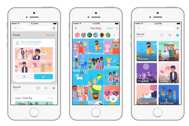 Moments แอพฯใหม่จาก Faccebook ช่วยแบ่งปันรูปภาพกับกลุ่มเพื่อนด้วยช่องทางส่วนตัว
