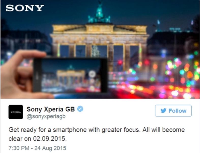 Z5 หรือเปล่า Sony ยั่วเย้าระบบการโฟกัสใหม่ที่สุดยอดกว่าเดิม ก่อนงาน IFA 2015