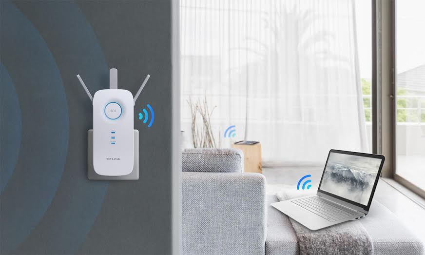 TP-LINK ขยายโลกไร้สายความเร็วสูงทั่วถึงทุกมุมบ้านเพียงเสียบ RE450 กับปลั๊กไฟ