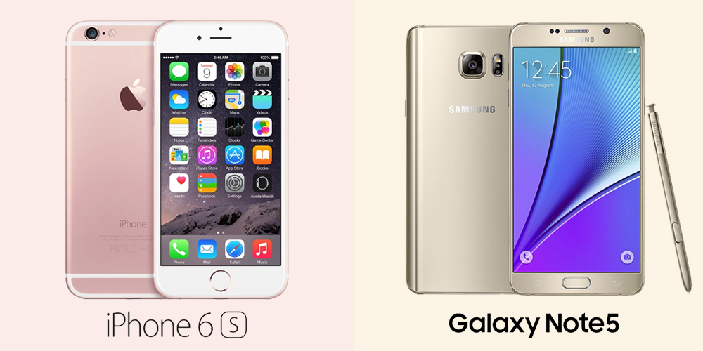 เทียบสเปคความสามารถ iPhone 6s Plus กับ Samsung Galaxy Note 5 ใครเด่นด้านไหน