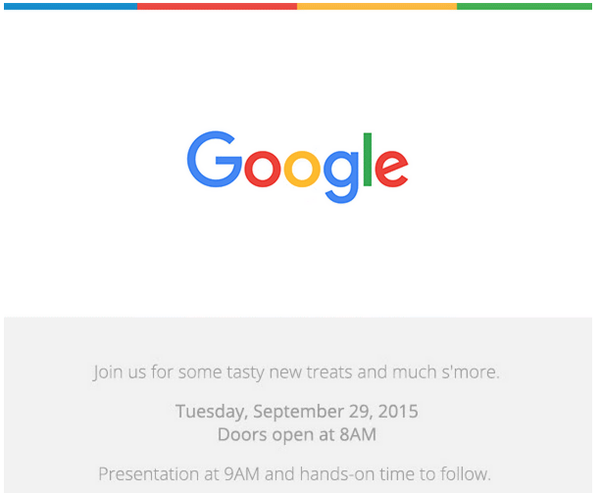 ตรงตามนัด Google ออกบัตรเชิญสื่อมวลชนเข้าร่วมงานแถลงข่าว 29 กันยายน