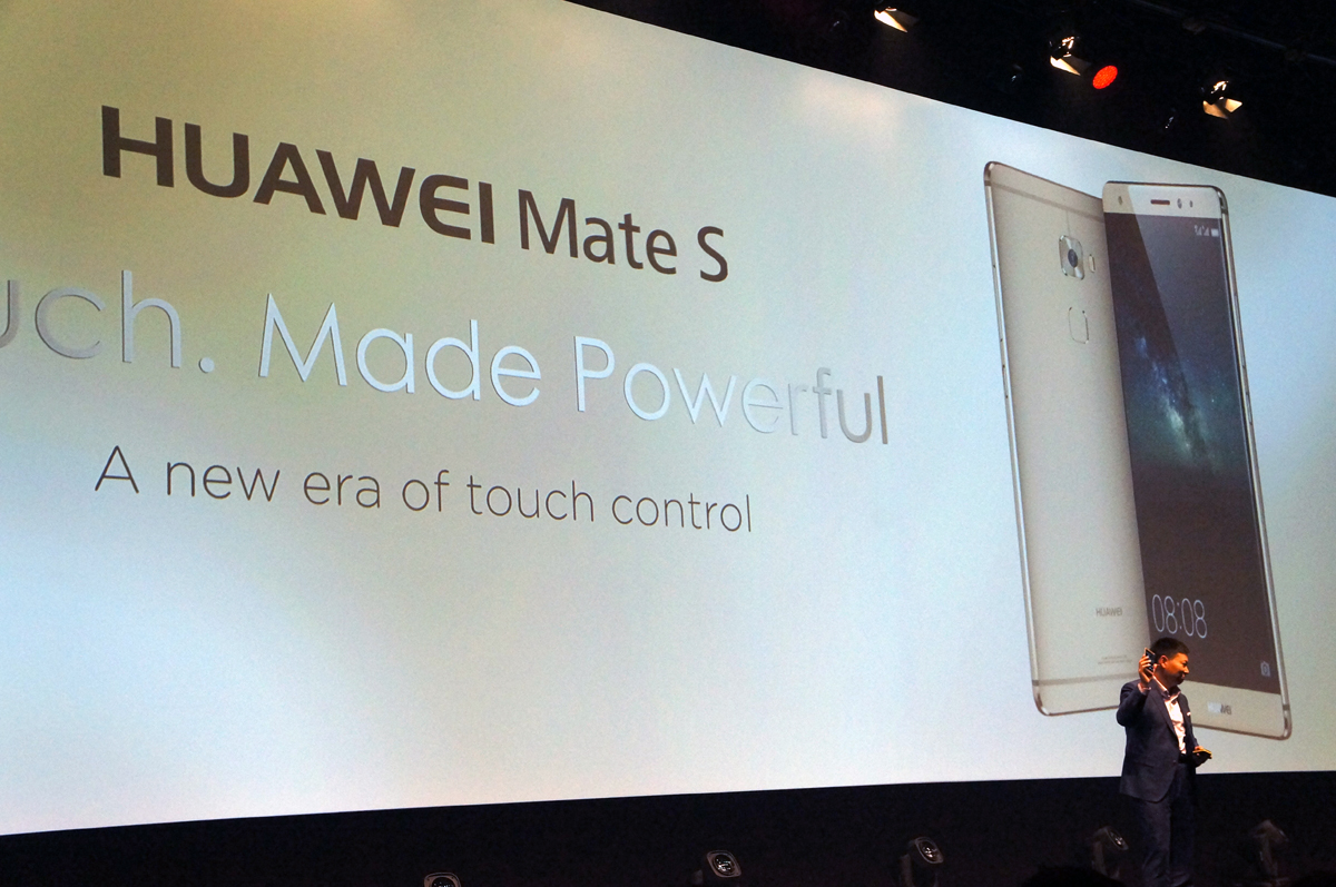 Huawei เปิดตัว Mate S มาพร้อมระบบ Force Touch และเซ็นเซอร์สแกนนิ้วที่เก่งขึ้น