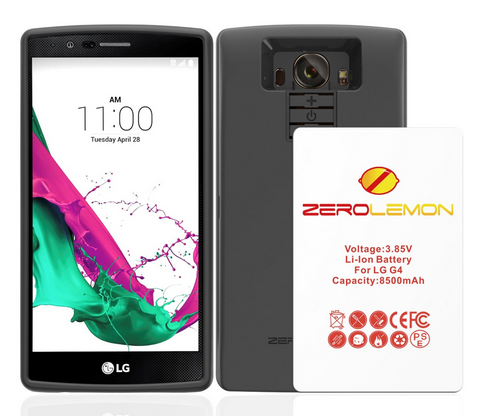Zerolemon เสนอเคสเพิ่มความจุแบตฯ LG G4 8,500 mAh กับความหนา 21.3 มม.