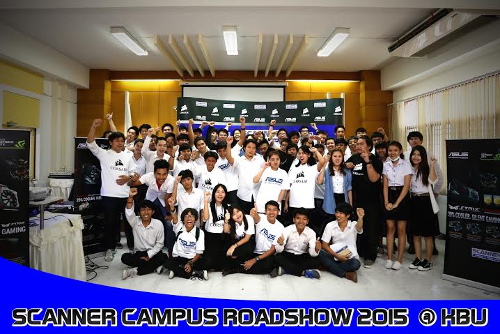 SCANNER จับมือ ASUS และ CORSAIR ลุยจัดงาน Campus Roadshow 2015 @ BKK