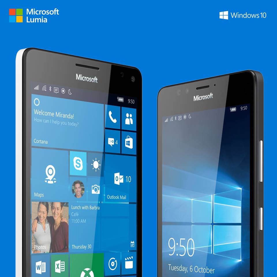 Microsoft เปิดตัวโทรศัพท์เรือธง Lumia 950 และ Lumia 950 XL อย่างเป็นทางการ