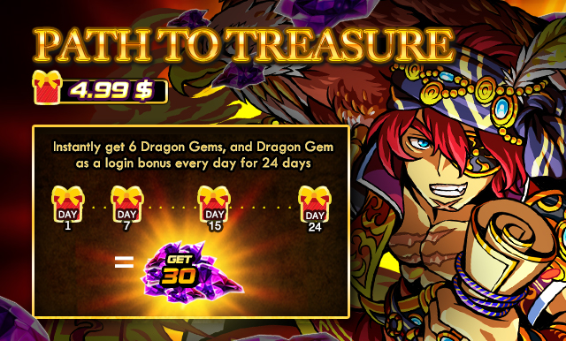 Dragon Ace : เตรียมแพคเกจต้อนรับปีใหม่ เอาใจผู้เล่น “Path to the Treasure”