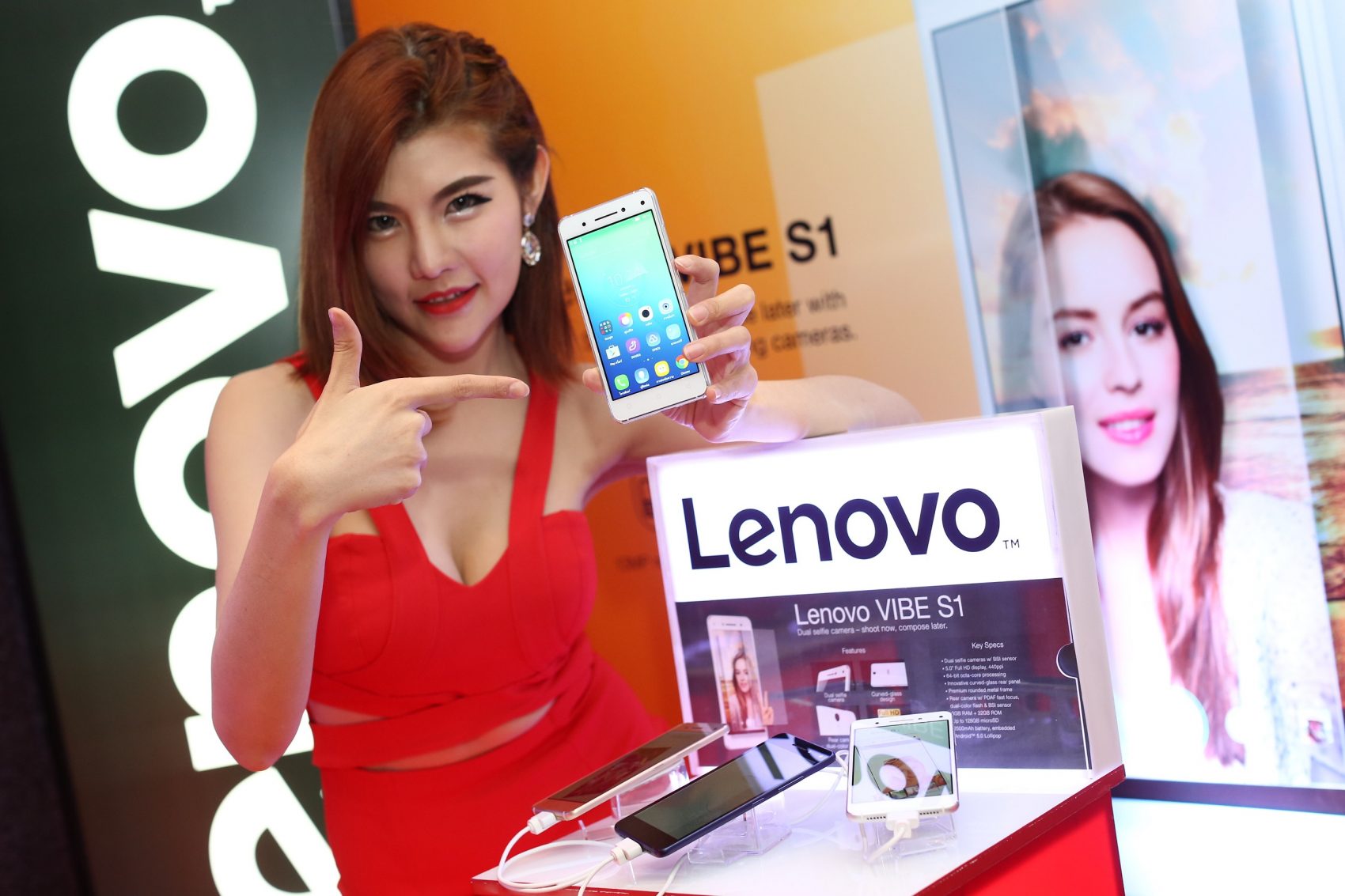 เลอโนโว เปิดตัวสมาร์ทโฟนกล้องหน้าคู่ครั้งแรกในประเทศไทย Lenovo VIBE S1