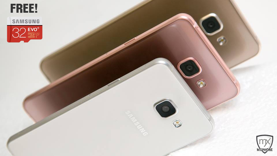 Galaxy A5, A7 (2016) ขายครั้งแรกวันนี้ 13,900 / 15,900 บาท แถม EVO+ 32GB microSDHC ฟรี!