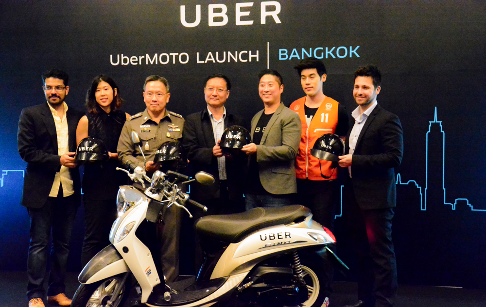 ครั้งแรกบนโลก! Uber เปิดตัว UberMOTO บริการเรียกวินผ่านแอพฯในไทย เริ่มใช้แล้ววันนี้
