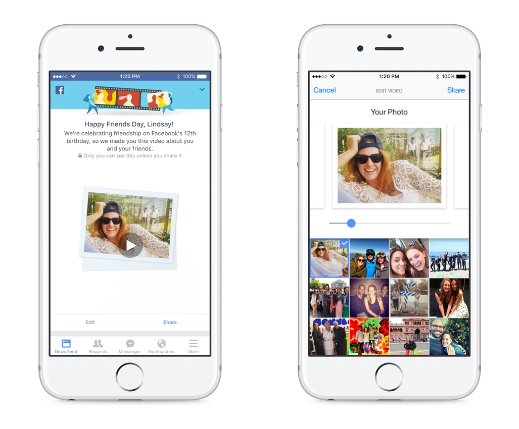 Facebook ไอเดียเก๋! ฉลองครบรอบ 12 ปี ชวนส่งต่อวิดีโอแห่งวันแห่งมิตรภาพ