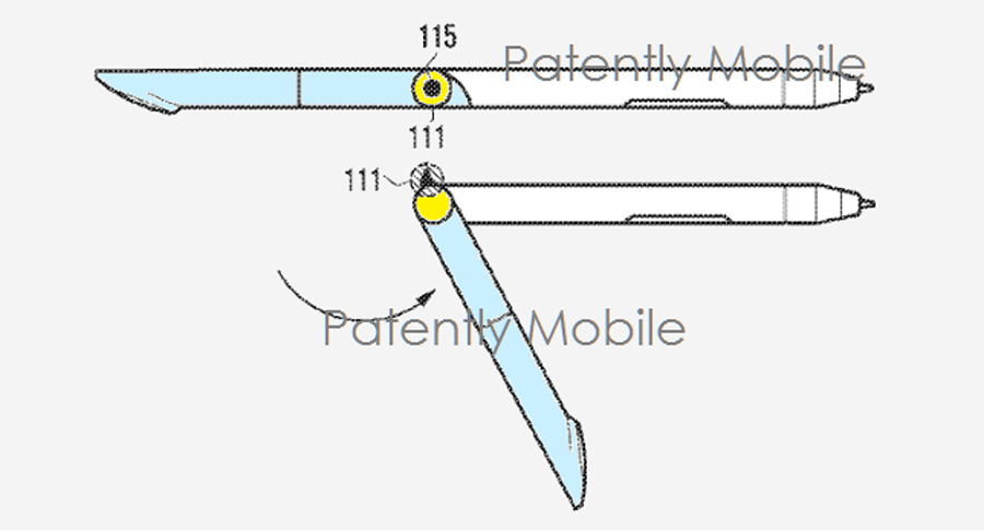 น่าสนใจ! Samsung จดสิทธิบัตร S Pen พับเป็นขาตั้งมือถือได้