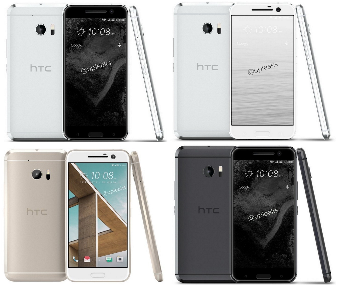 มาอีกชุด! ภาพหลุด HTC One M10 มีให้เลือกหน้าขาว หรือ ดำ