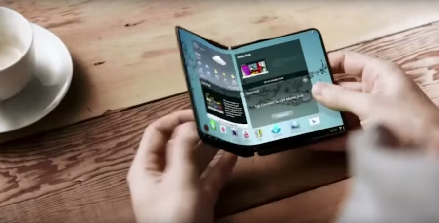 ความคืบหน้าดี เผยสิทธิบัตรสมาร์ทโฟนพับได้ Samsung มีรายละเอียดมากขึ้น